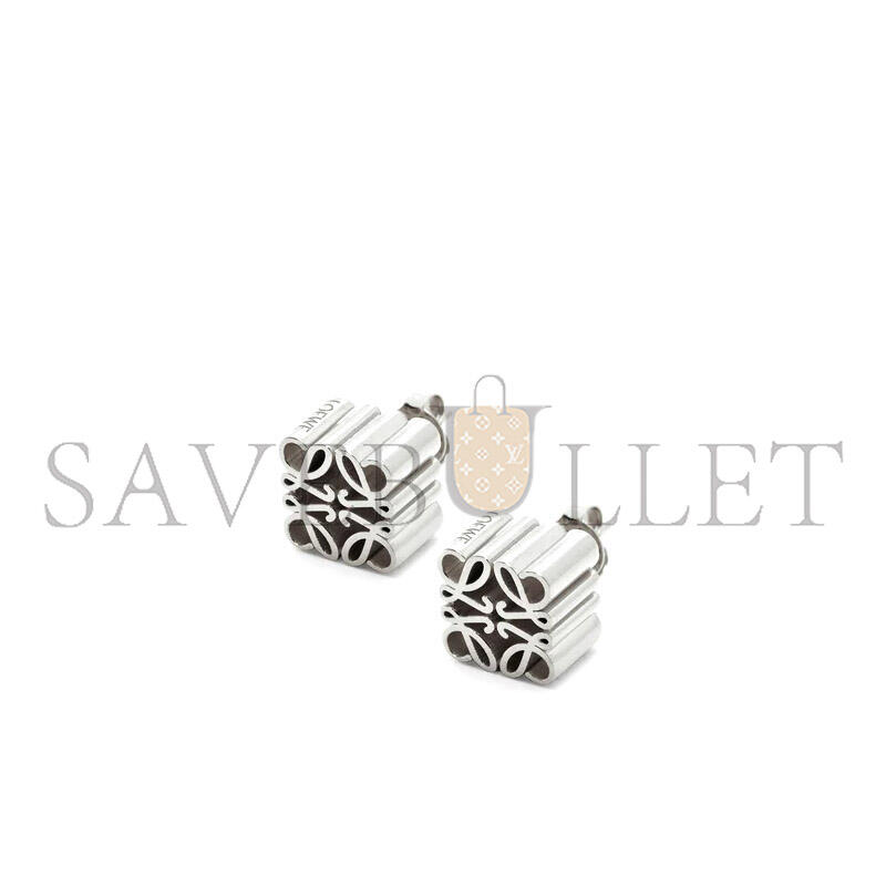 L0ew* anagram stud earrings in sterling silver j821239x06-1160